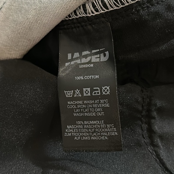 JADED LONDON x MATRIX | Blue Encryption Denim Jeans - Picture 5 of 6